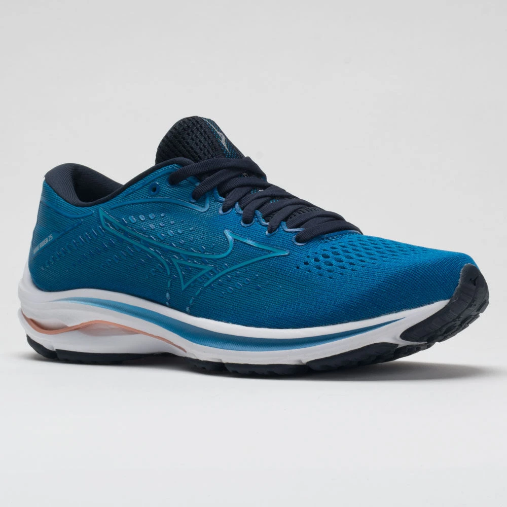 Mizuno Wave Rider 25 Women's Imperial Blue/Vivid Blue - Image 5