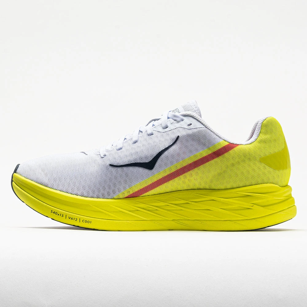 Hoka One One Rocket X Unisex White/Evening Primrose - Image 2