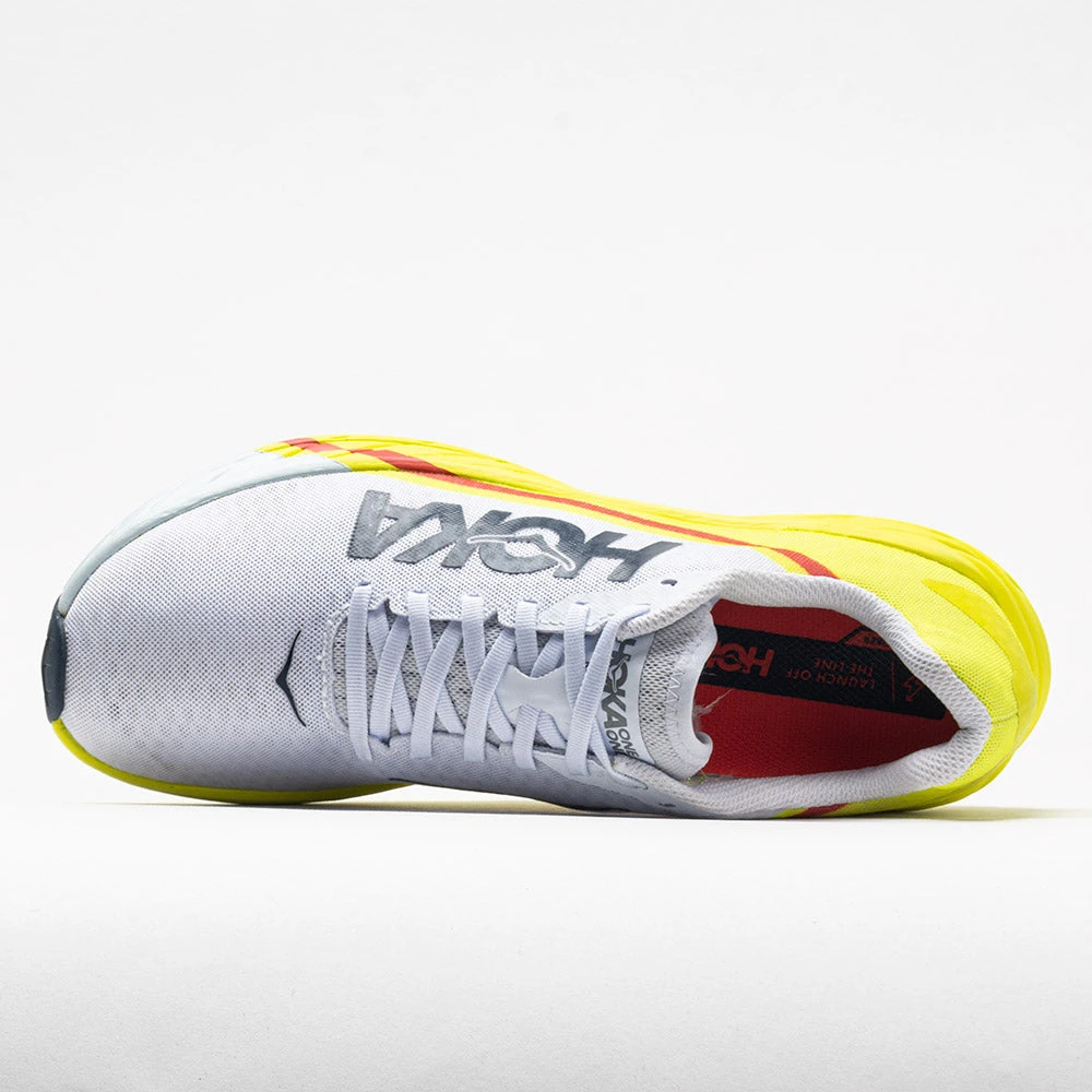 Hoka One One Rocket X Unisex White/Evening Primrose - Image 3