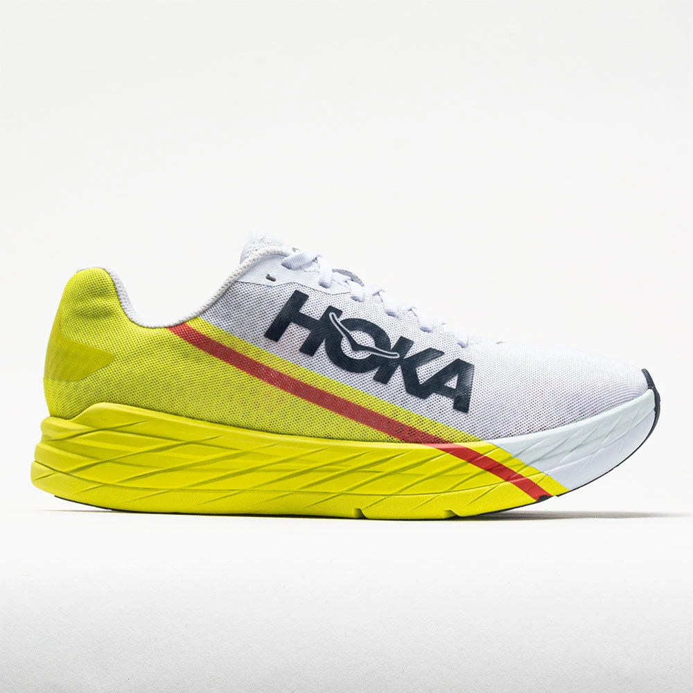 Hoka One One Rocket X Unisex White/Evening Primrose