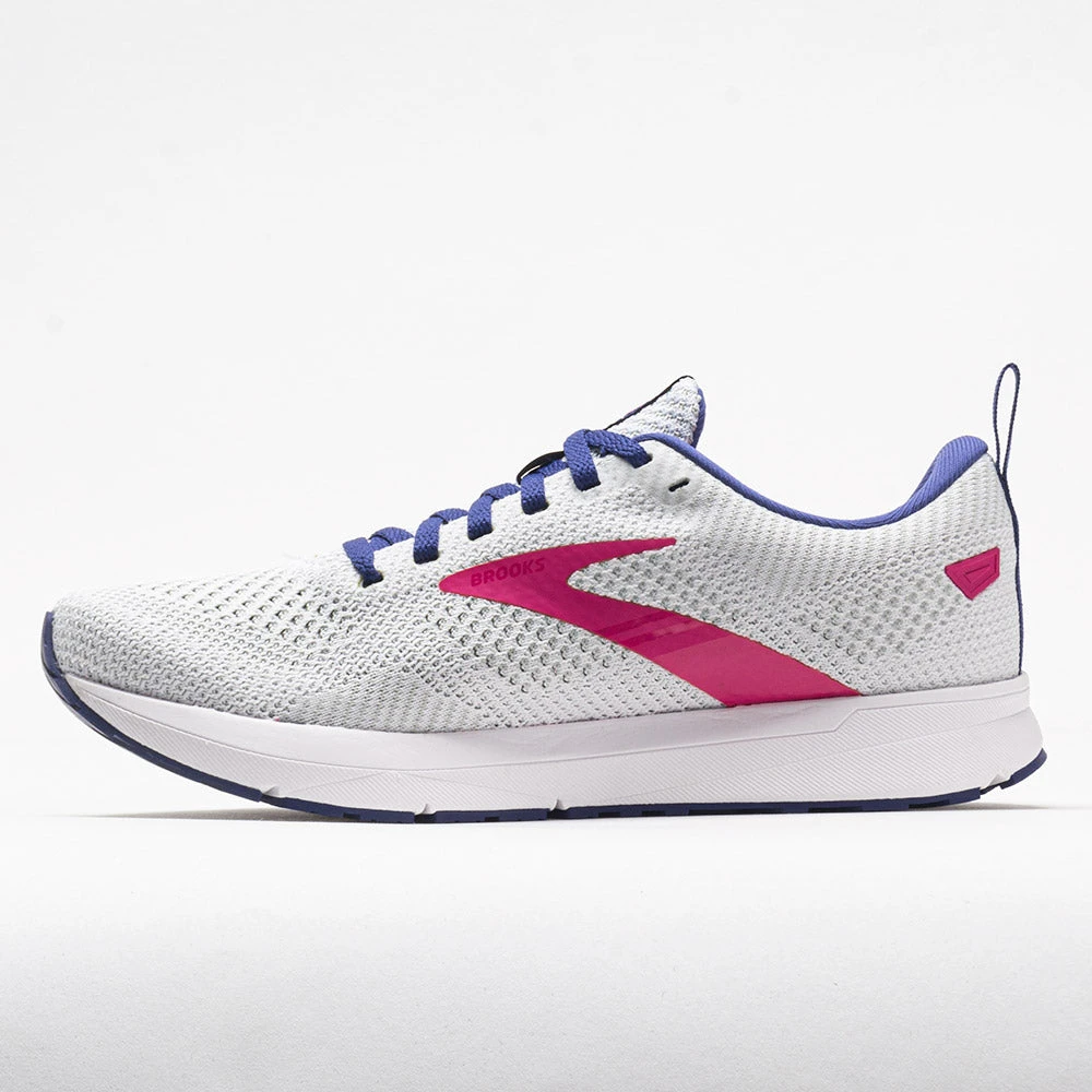 Brooks Revel 5 Women's White/Navy/Pink - Image 2