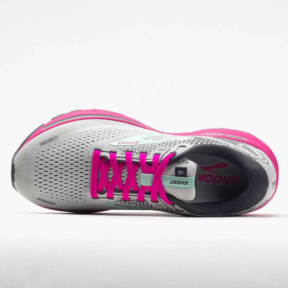 Brooks Ghost 14 Women's Oyster/Yucca/Pink - Image 3
