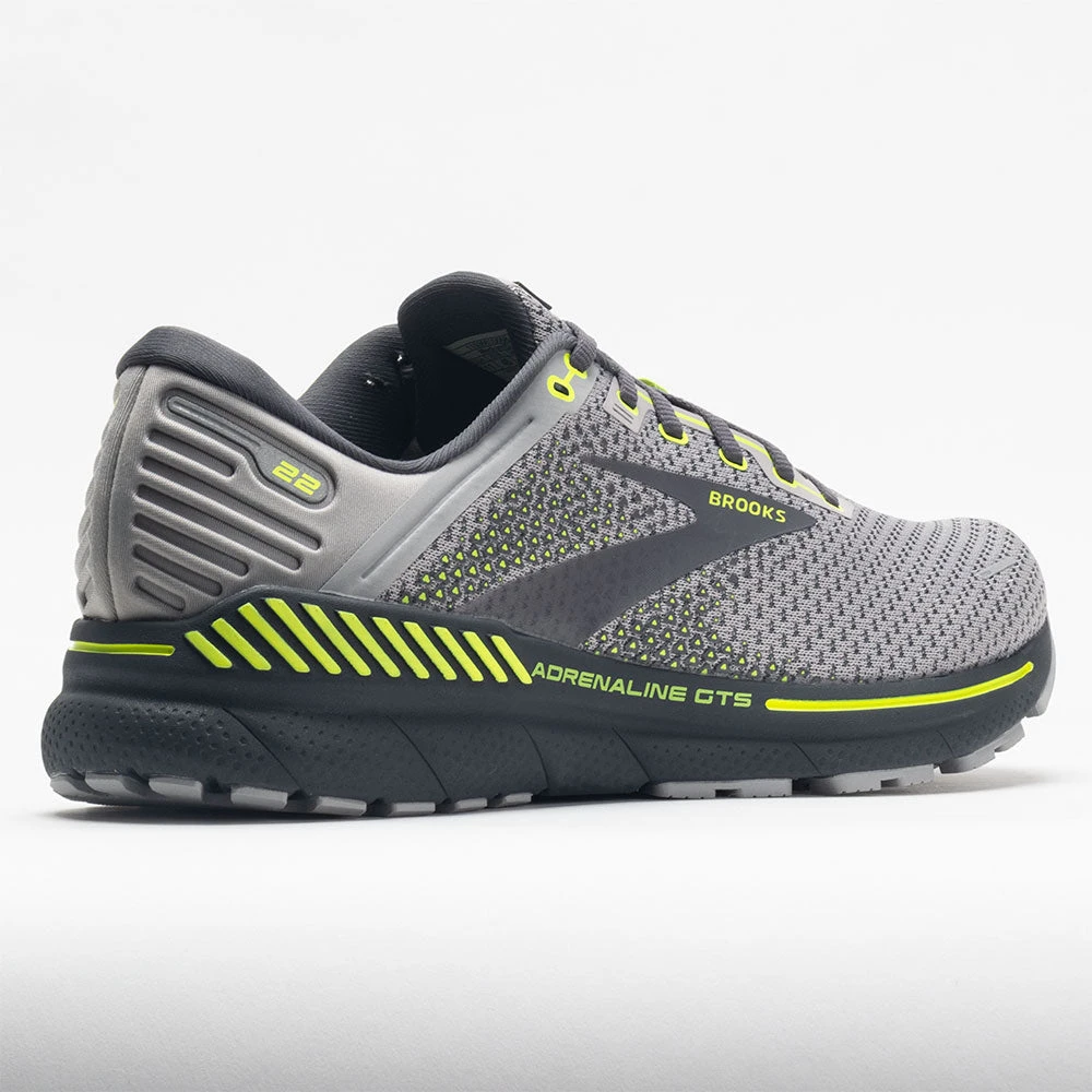 Brooks Adrenaline GTS 22 Men's Grey/Pearl/Nightlife - Image 6