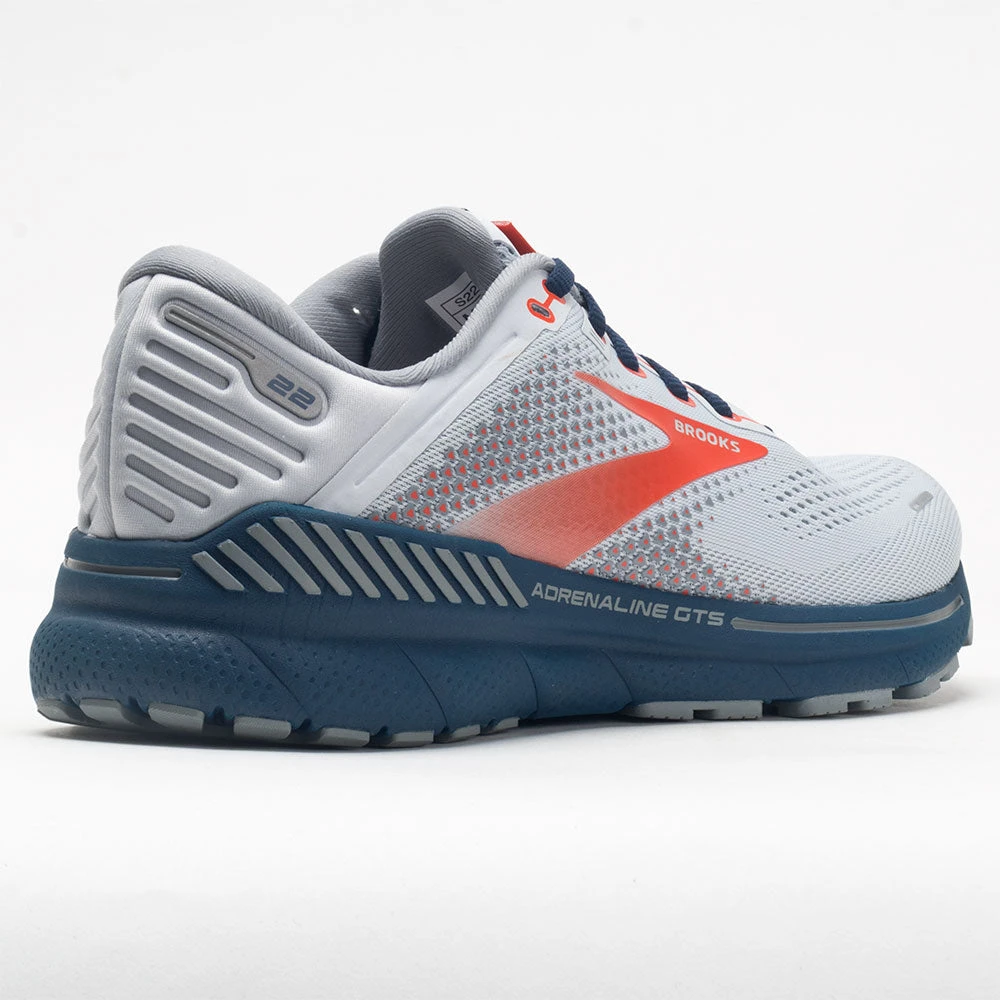 Brooks Adrenaline GTS 22 Men's Arctic/Red/Titan - Image 6