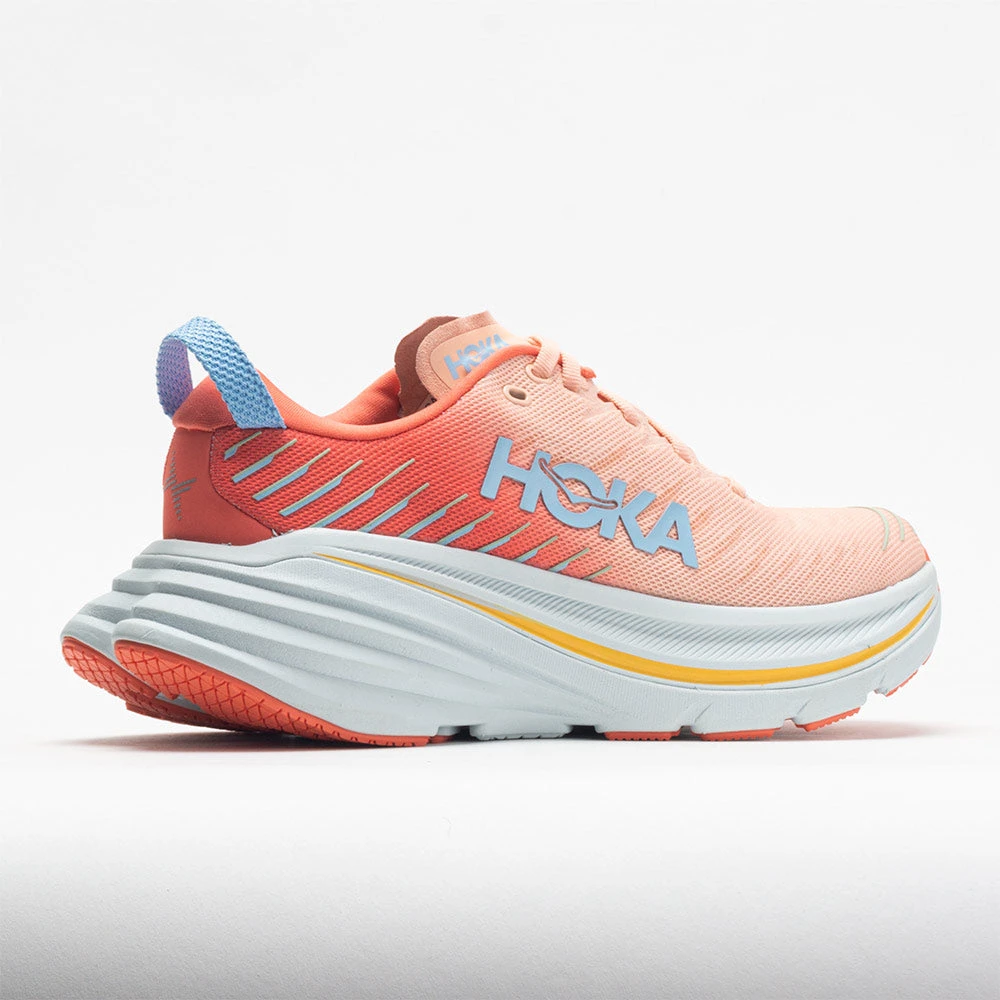 HOKA Bondi X Women's Camellia/Peach Parfait - Image 6