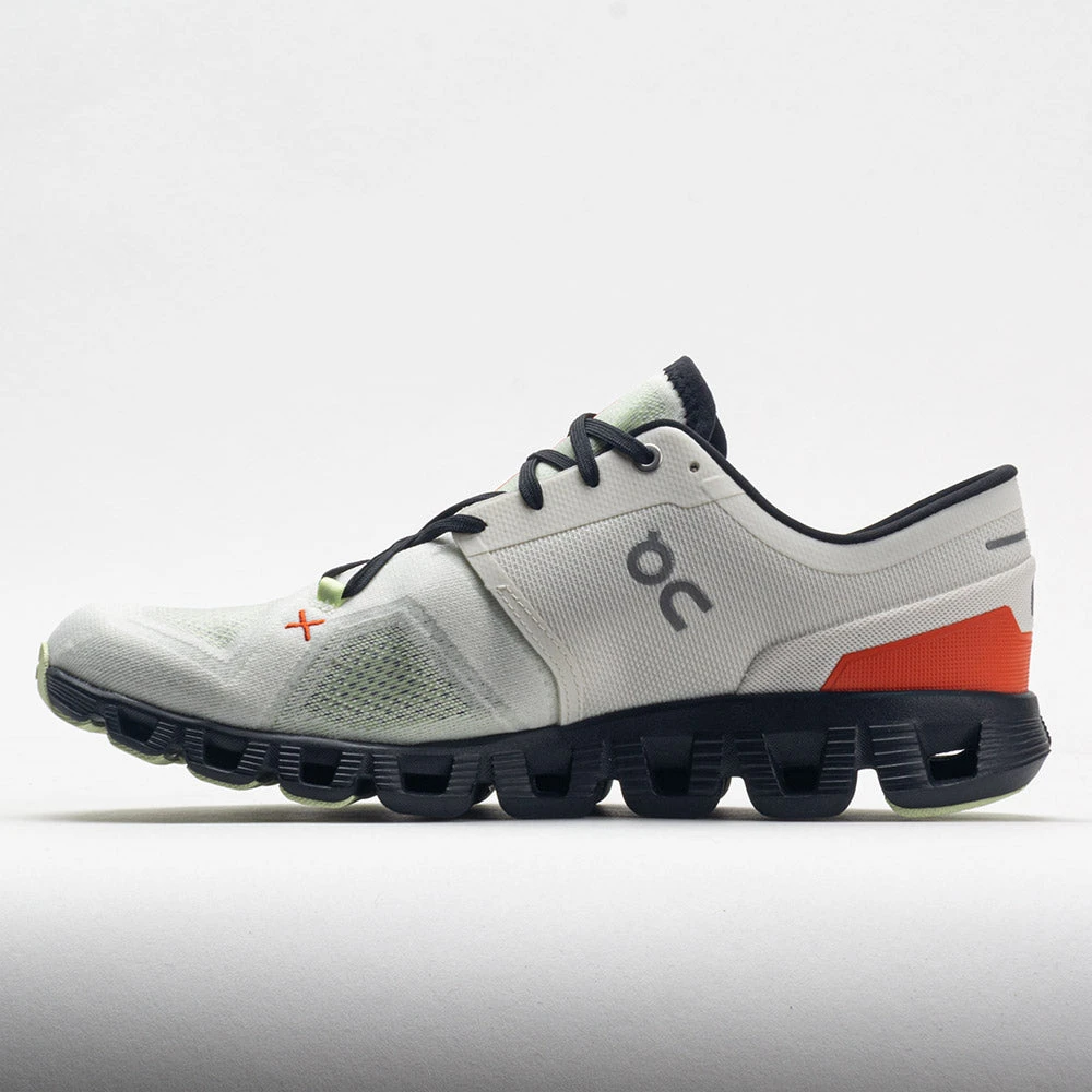 On Running On Cloud X 3 Men's Ivory/Flame - Image 2