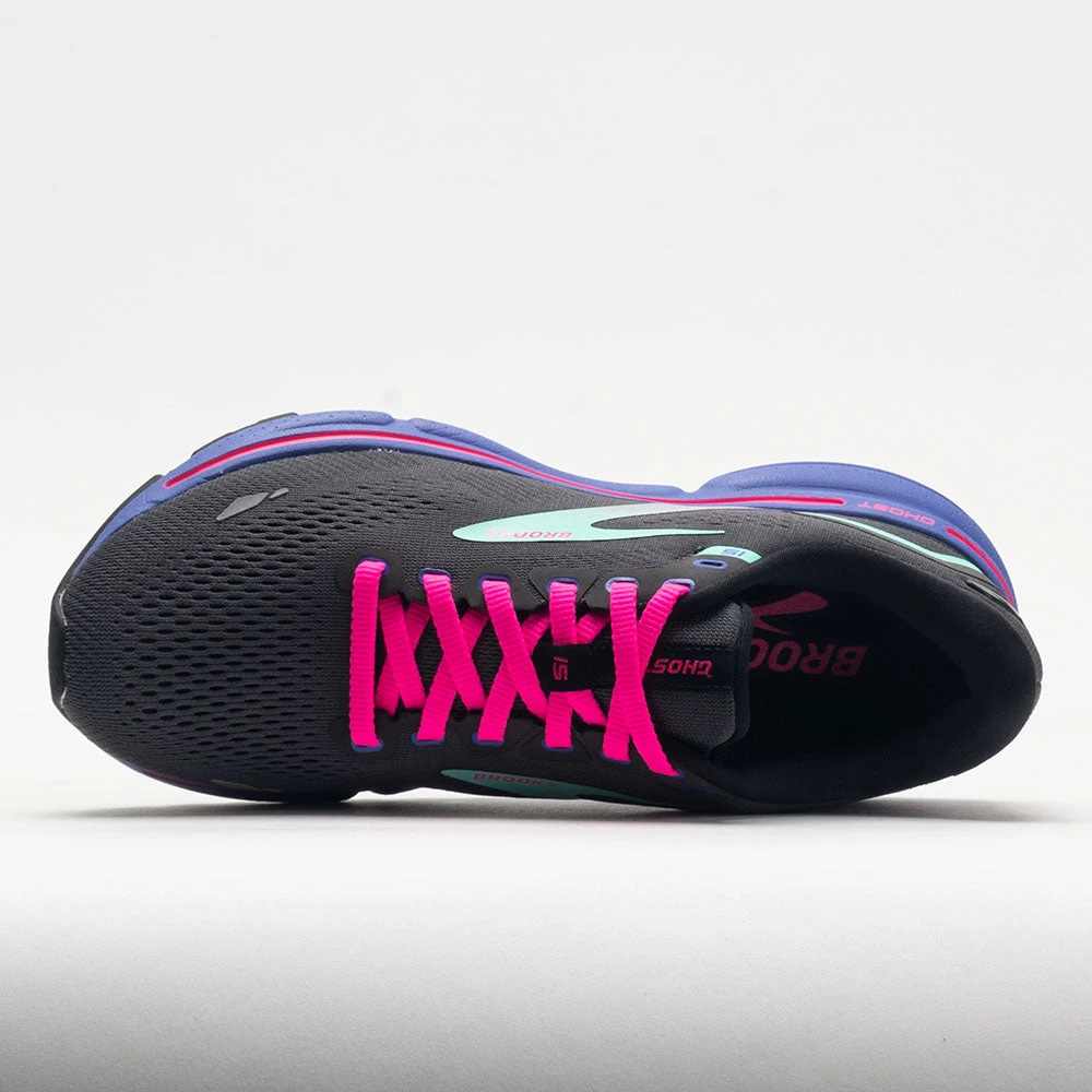 Brooks Ghost 15 Women's Black/Blue/Aruba - Image 3