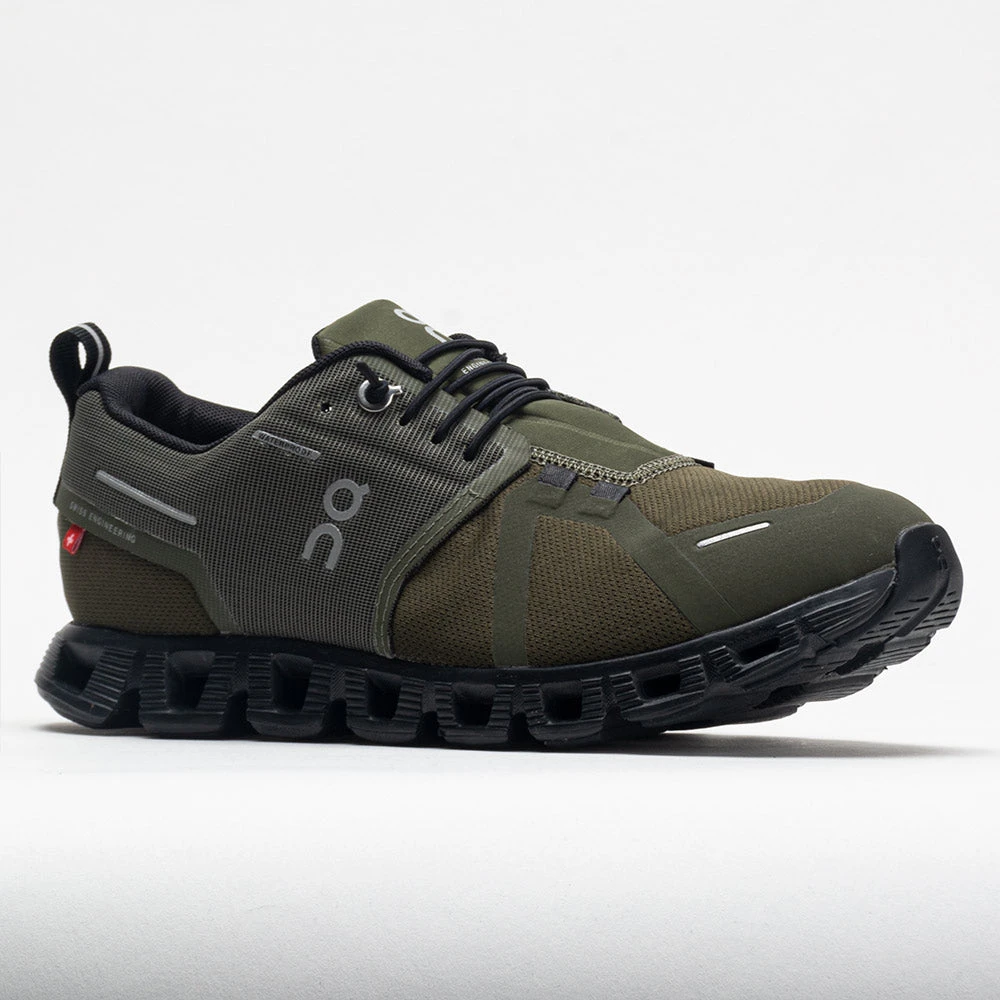 On Running On Cloud 5 Waterproof Women's Olive/Black - Image 5