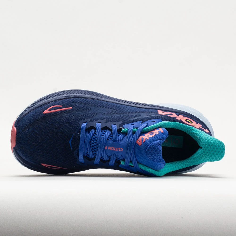 HOKA Clifton 9 Women's Bellwether Blue/Ceramic - Image 3