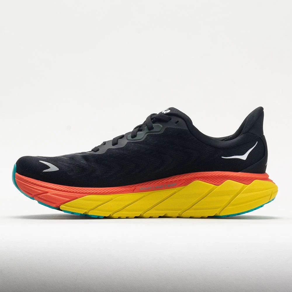HOKA Arahi 6 Men's Black/Flame - Image 2