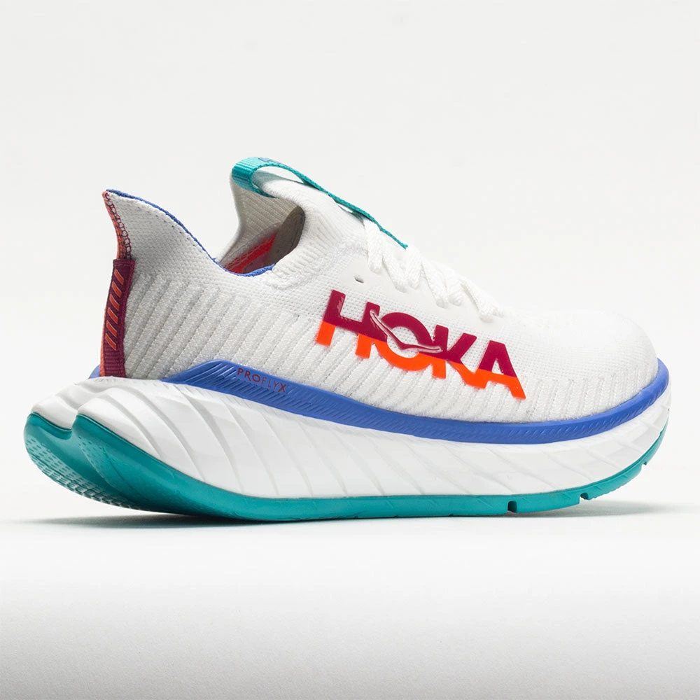 HOKA Carbon X 3 Women's White/Flame - Image 6