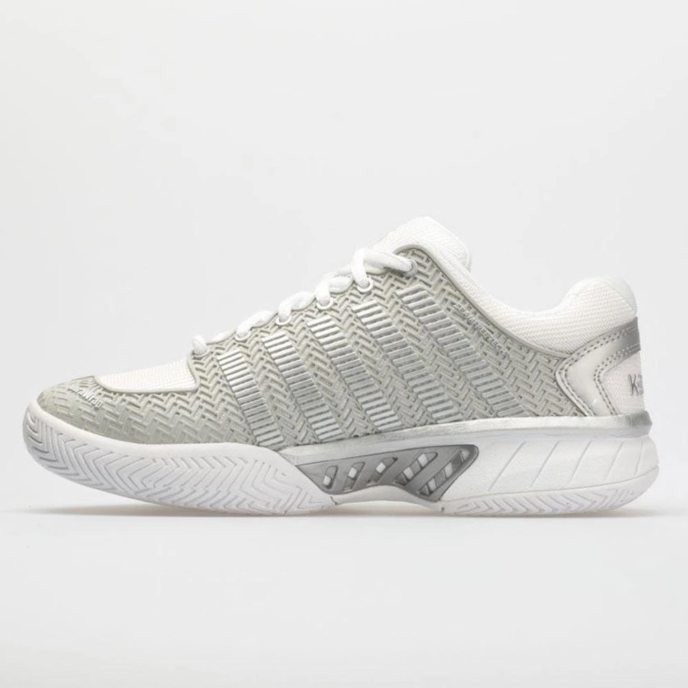 K-Swiss Hypercourt Express Women's White/Silver - Image 2