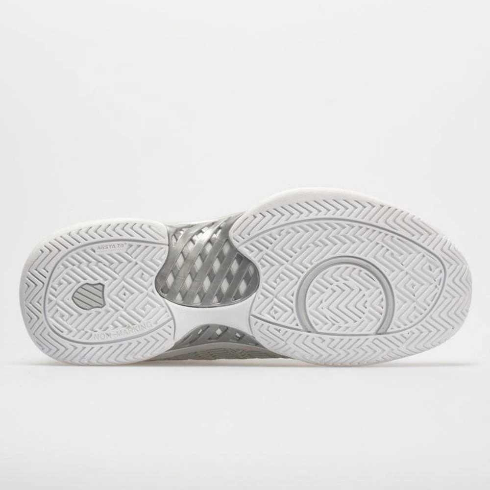 K-Swiss Hypercourt Express Women's White/Silver - Image 4