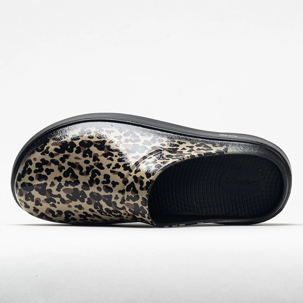OOFOS OOcloog Limited Women's Black Leopard - Image 3